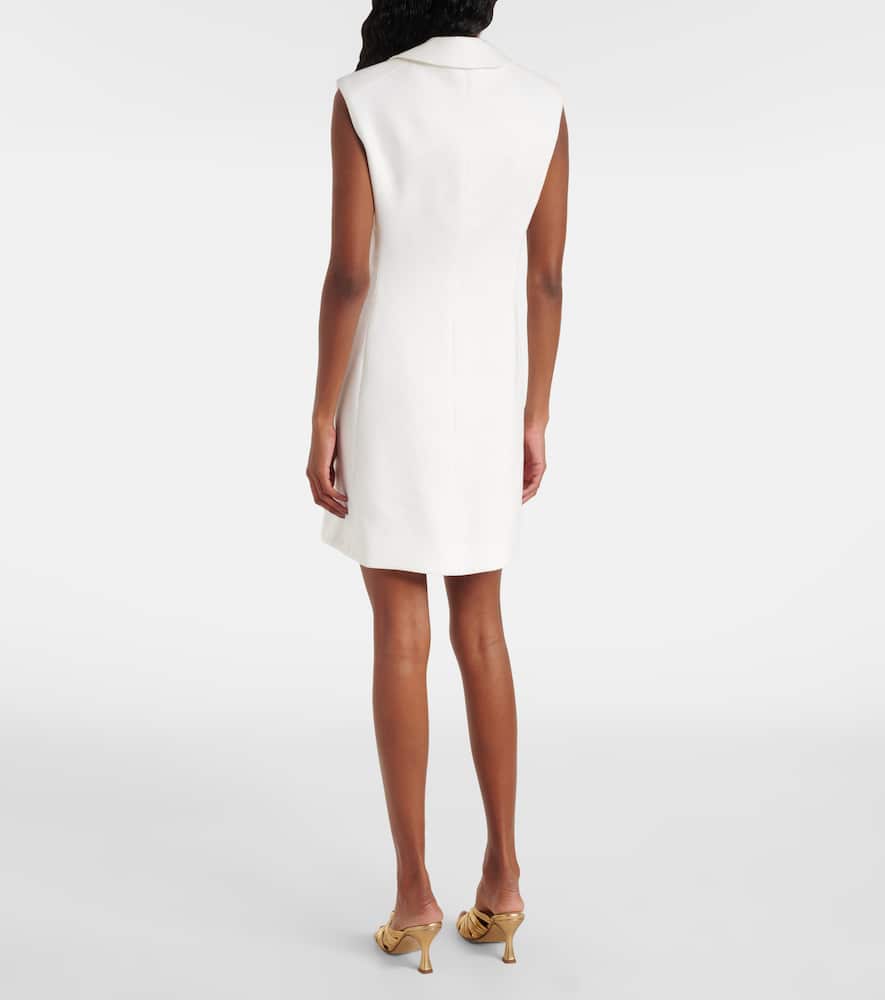 Fairfax linen-blend minidress