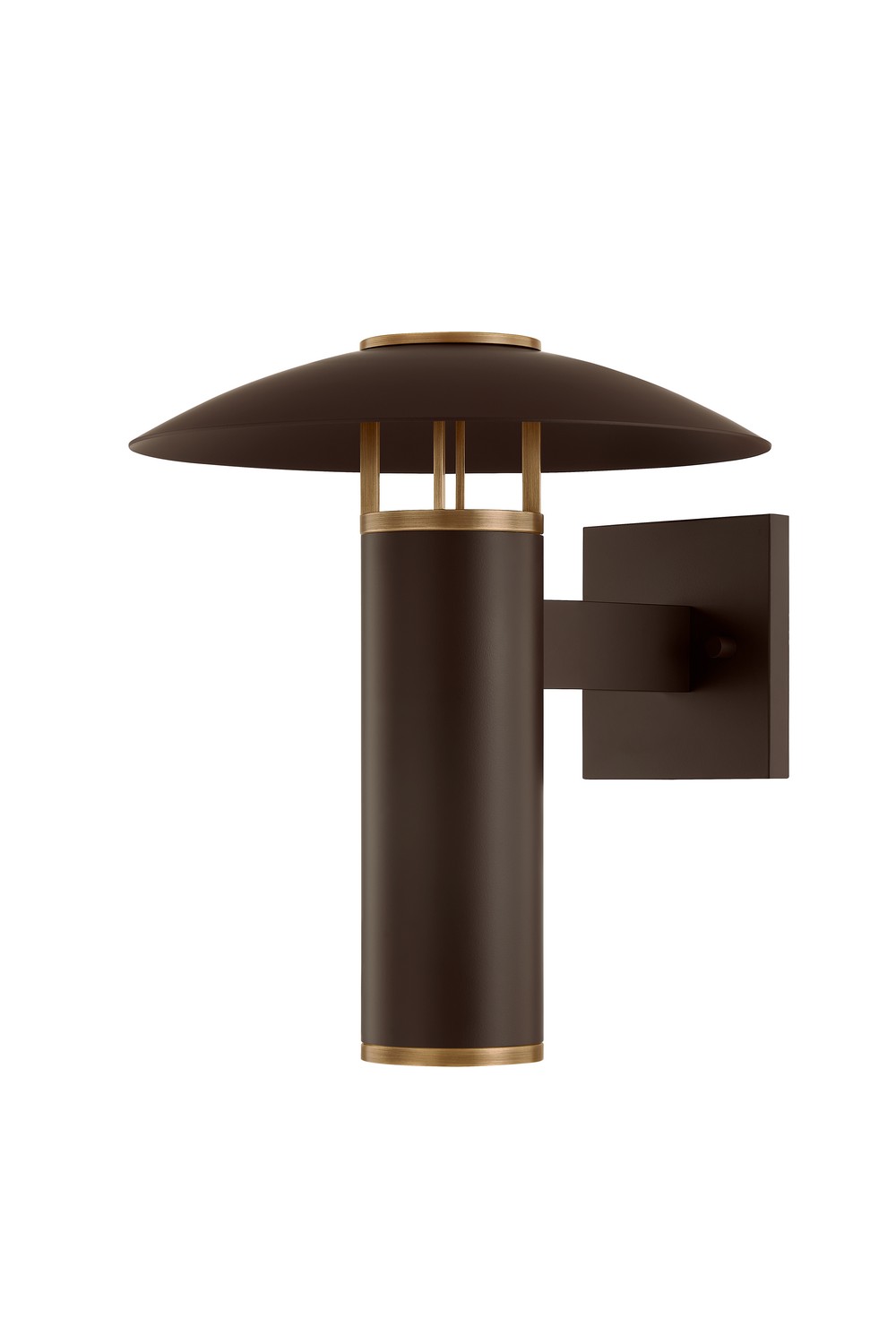 Patina Brass Bronze Wall Sconce from the Birk Collection