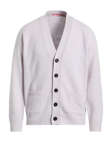 Man Cardigan Light grey Size 42 Lambswool