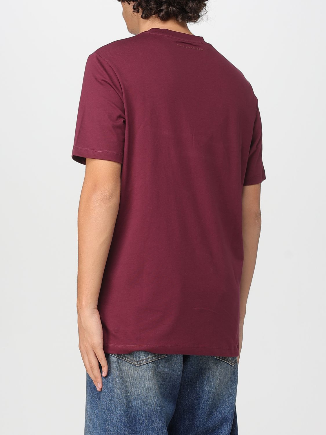 T-Shirt Men color Burgundy