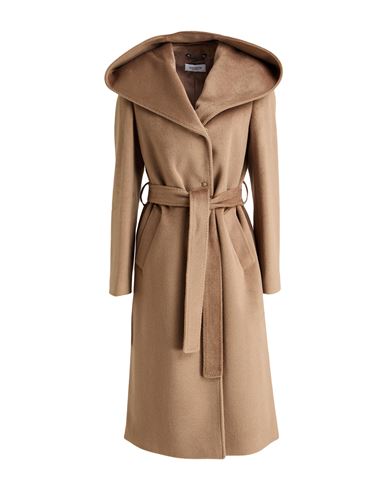 Woman Coat Camel Size 6 Polyester, Acrylic, Wool