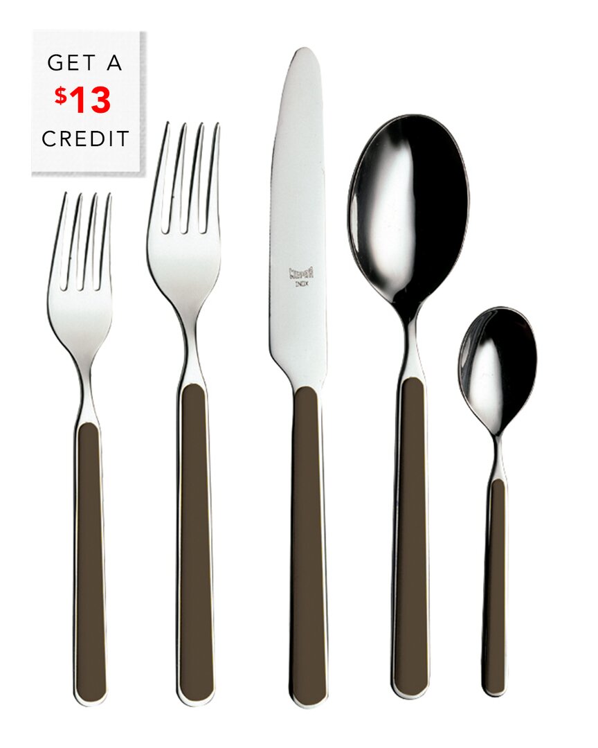 5Pc Flatware Set With $13 Credit