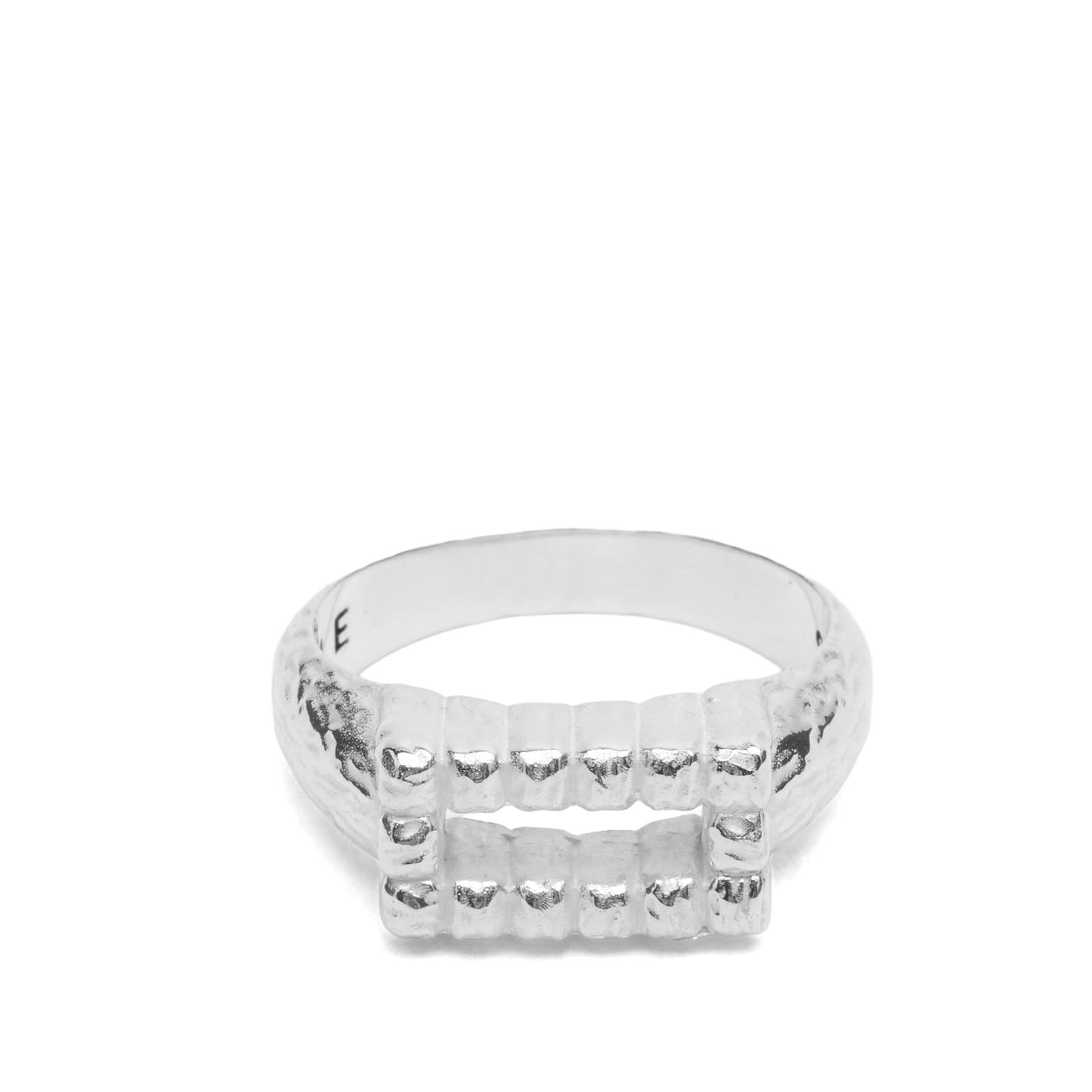 Men's Cookie Signet Ring in Silver