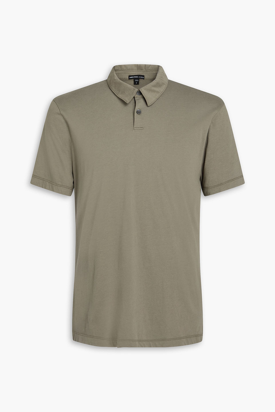 Cotton-jersey polo shirt - Green - 1