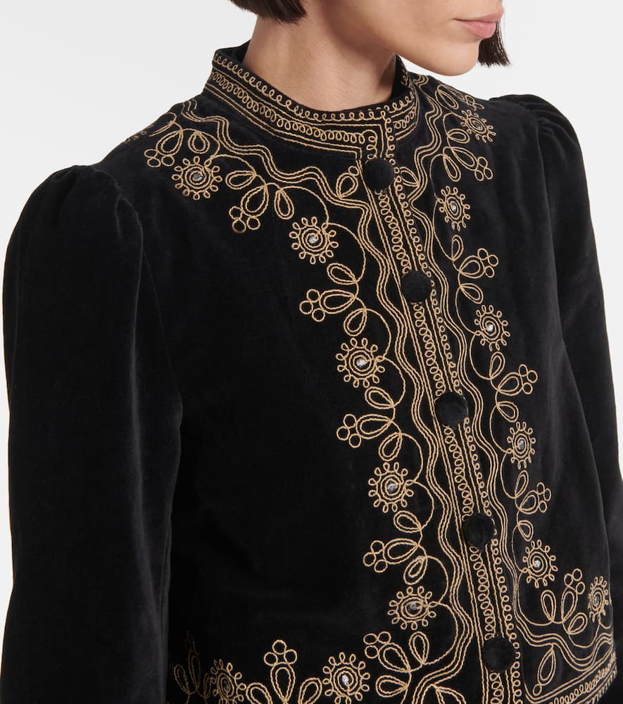 Denver embroidered cotton jacket