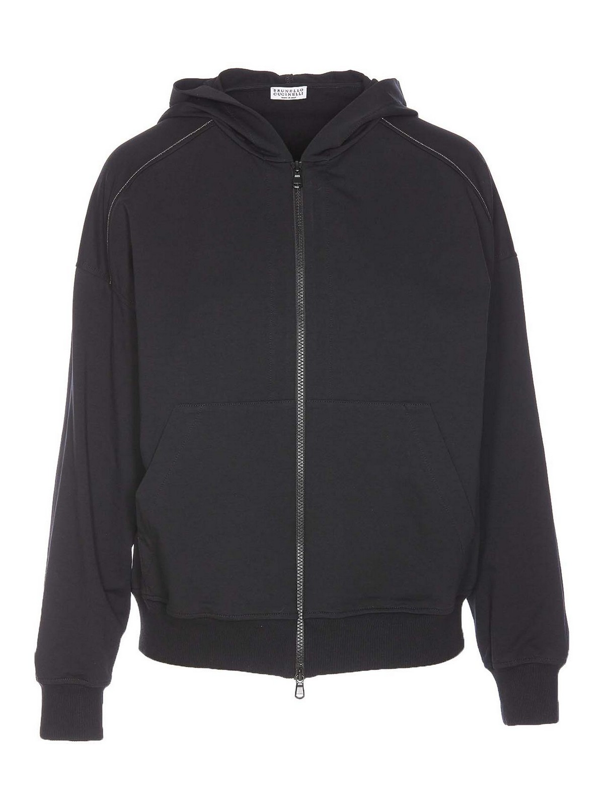 Jersey hoodie - Black