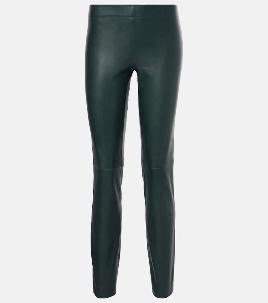 Jacky leather slim pants