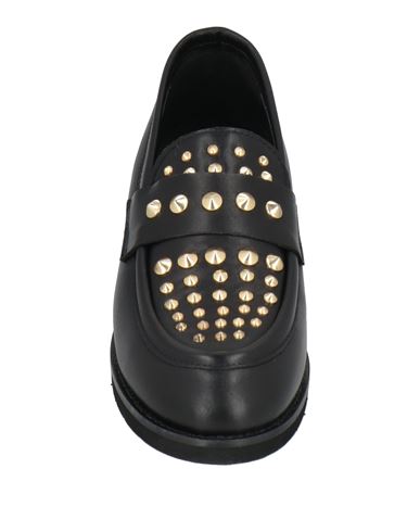 Woman Loafers Black Size 8 Leather