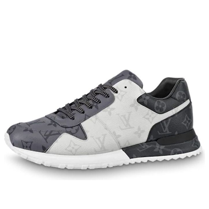 Run Away Sneakers 'White Monogram Ice and Dark Gray Monogram'