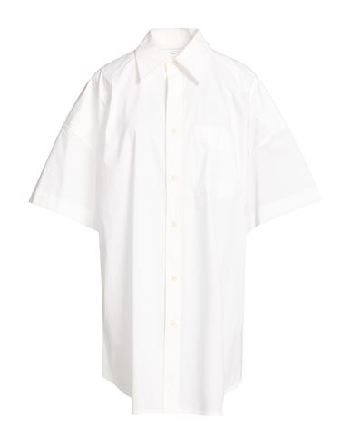 Woman Shirt White Size 8 Cotton, Polyester, Polyurethane