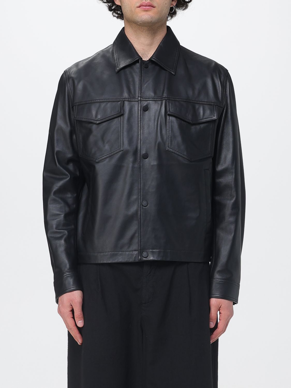 Jacket Men color Black