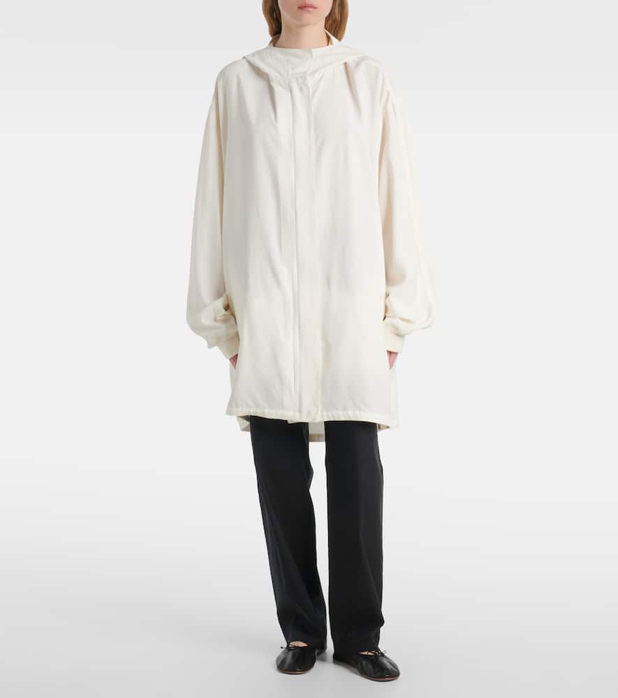 Kemetina silk raincoat