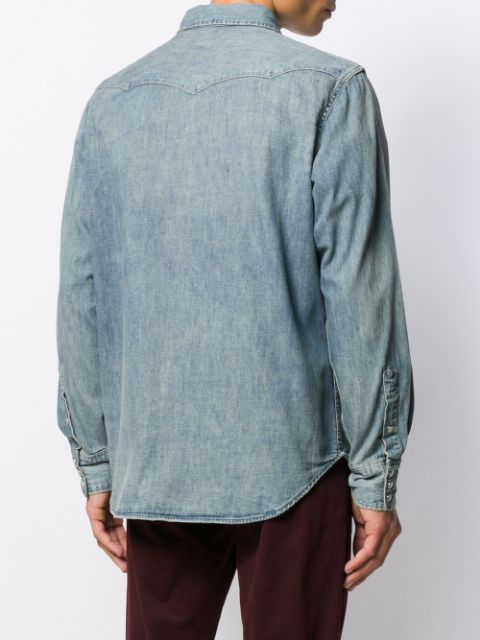 Western denim shirt