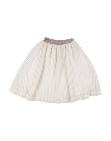 Caffé D'orzo Kid Girl Kids' skirt Ivory Size 14 Acrylic, Polyester, Modal, Silk