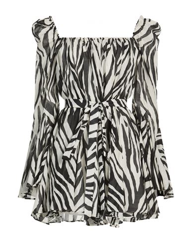 Woman Mini dress White Size 2 Cotton