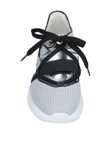 Woman Sneakers Light grey Size 9 Textile fibers, Soft Leather