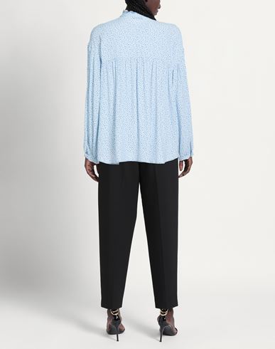 Woman Shirt Sky blue Size L Viscose