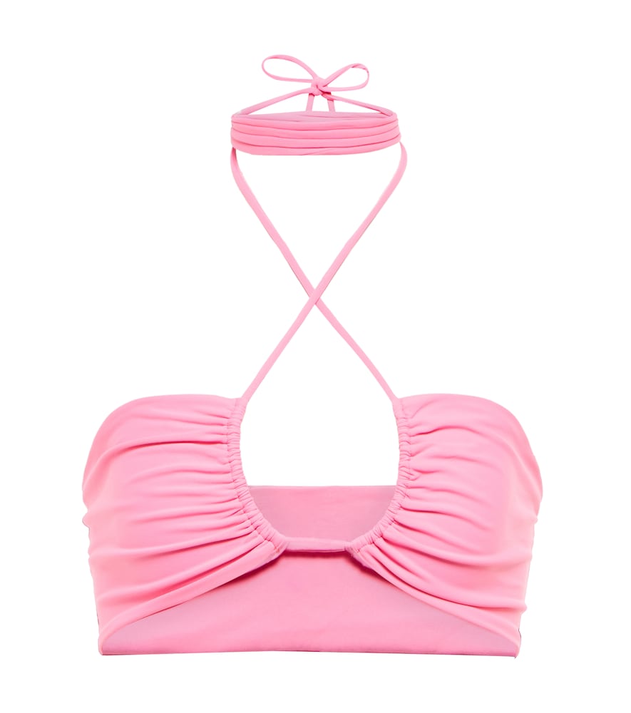 Halterneck bikini top