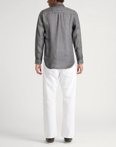 Man Shirt Grey Size L Linen