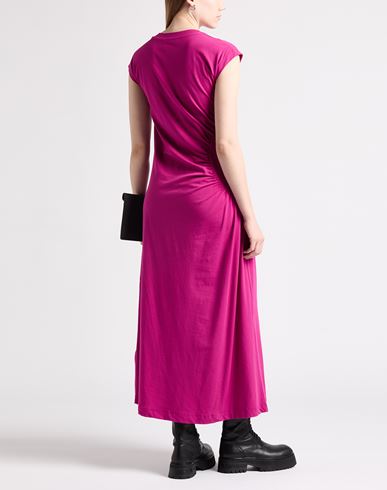Alpha Studio Woman Maxi dress Magenta Size 6 Cotton, Elastane
