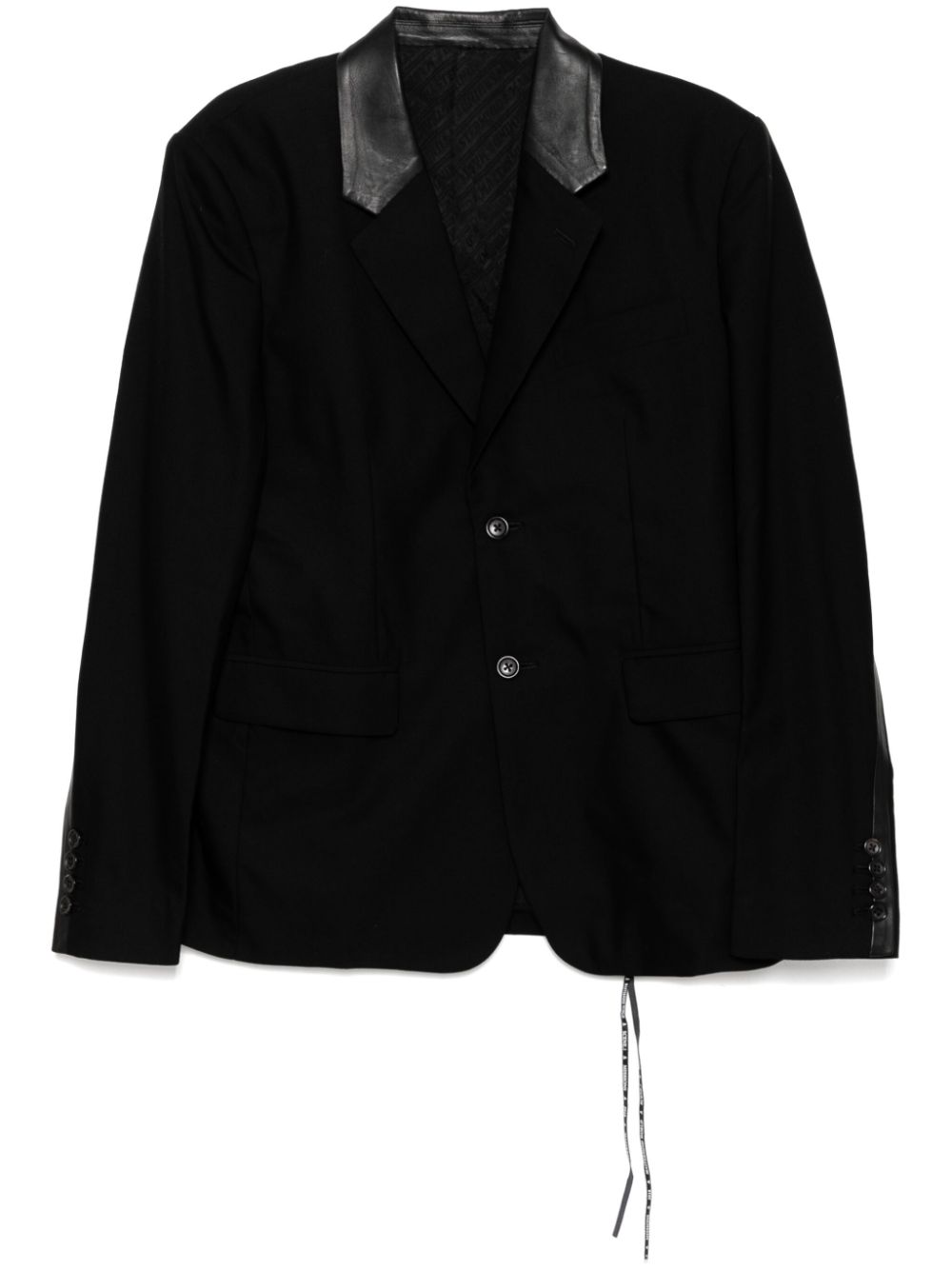 Single-breasted blazer - Black