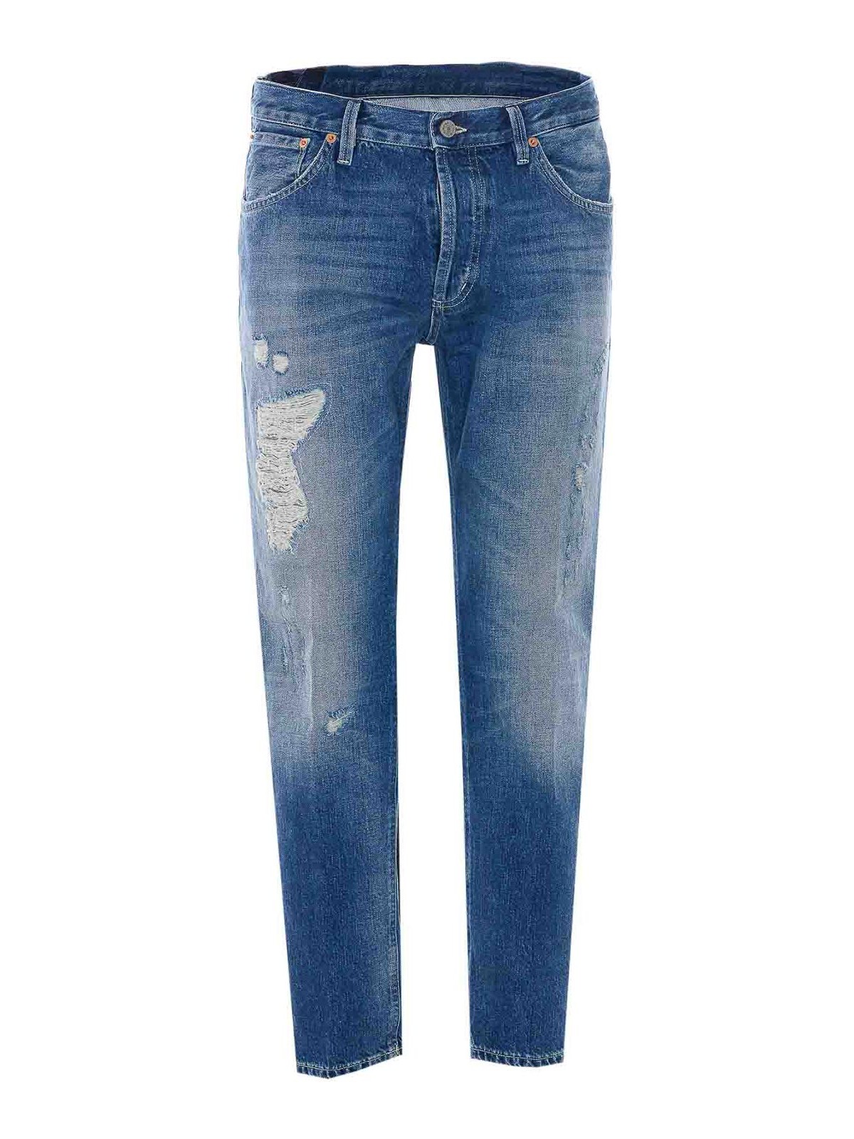 Jeans Blue Cotton - Men