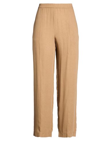 Woman Pants Camel Size 10 Viscose