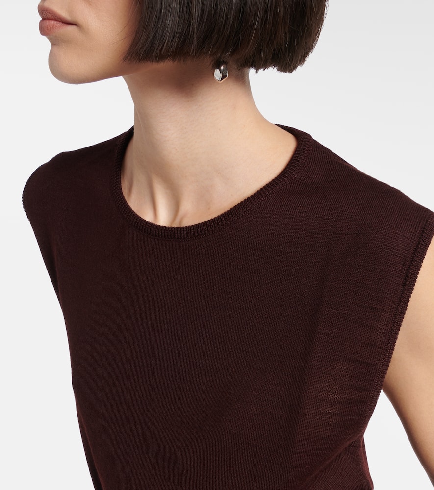 Wool-blend top