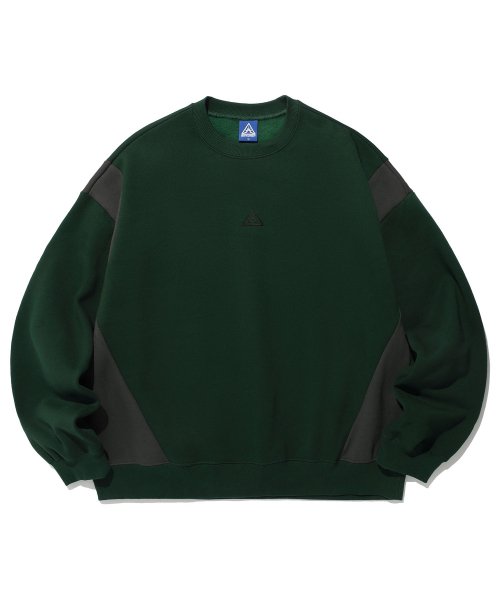 Sporty Line Sweatshirt_Deep Green