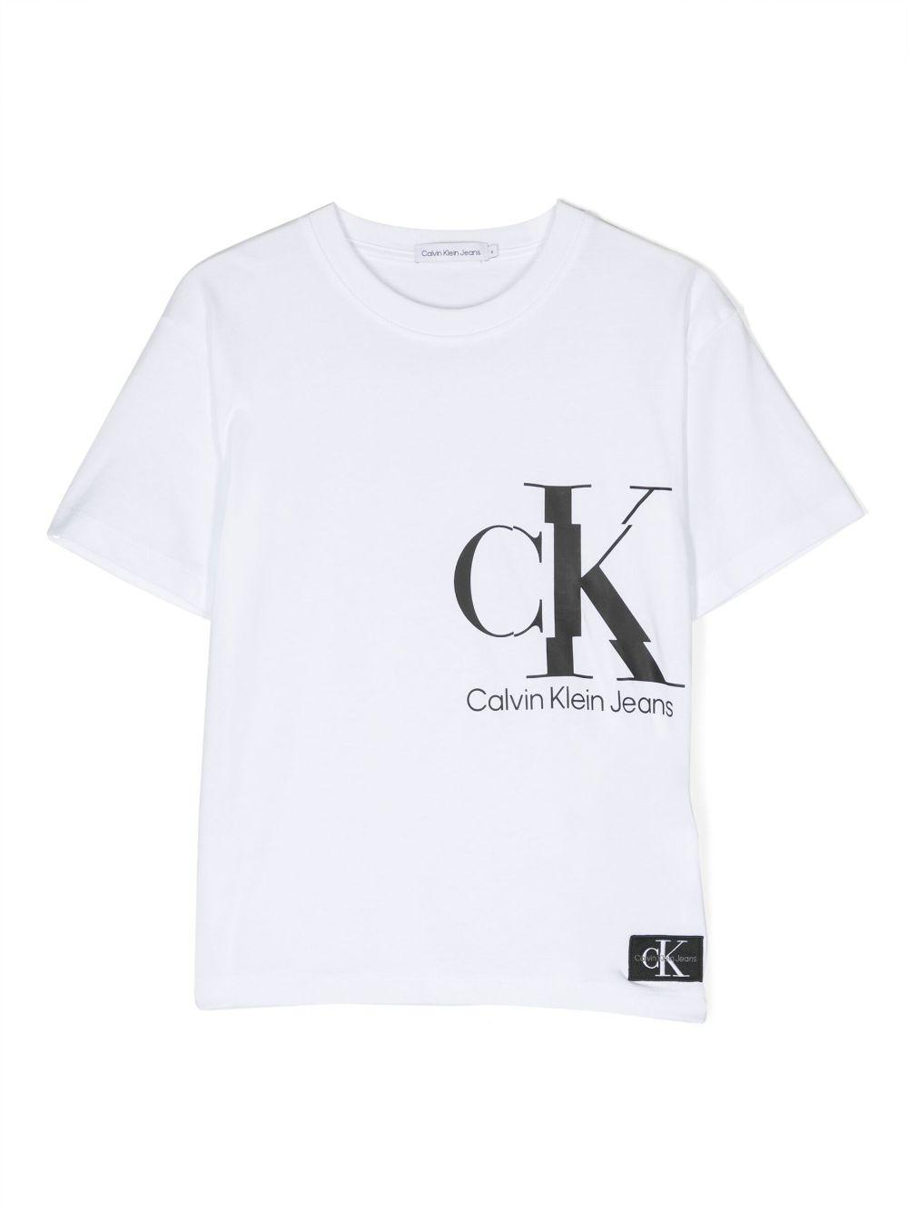Logo-print short-sleeved T-shirt - White