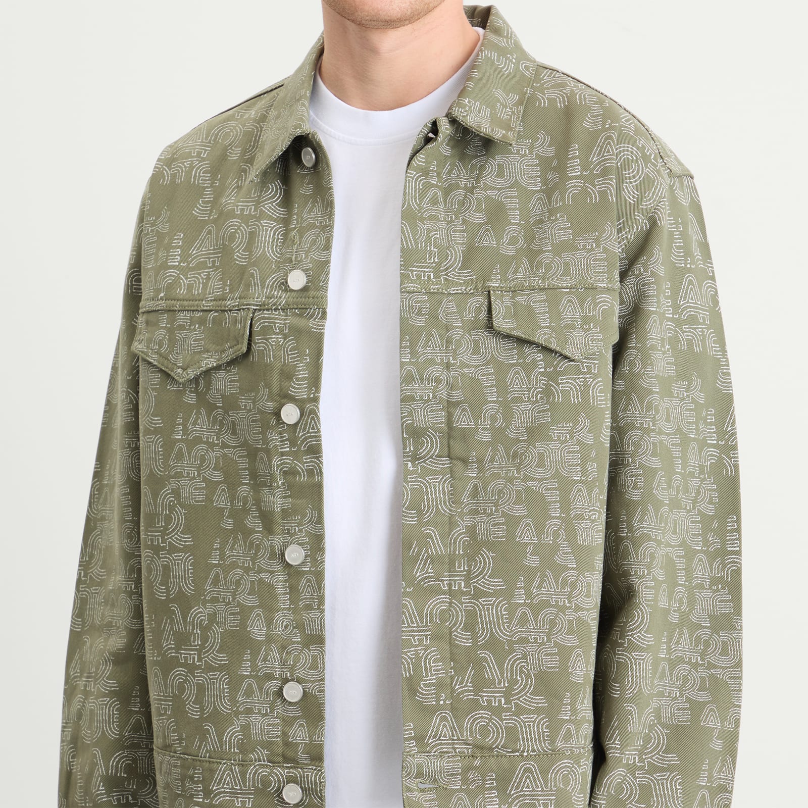 Men's Allover Men's Jacket Green