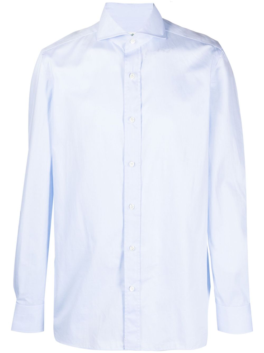 Light Cotton Long Sleeve Button-Up Shirt for Men