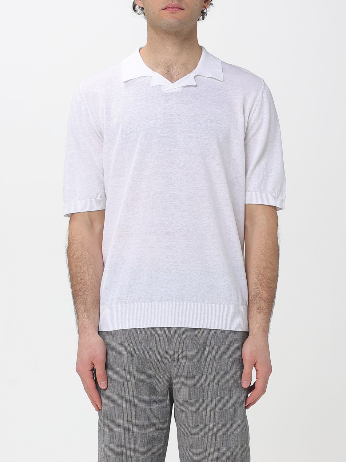 Polo Shirt Men color White