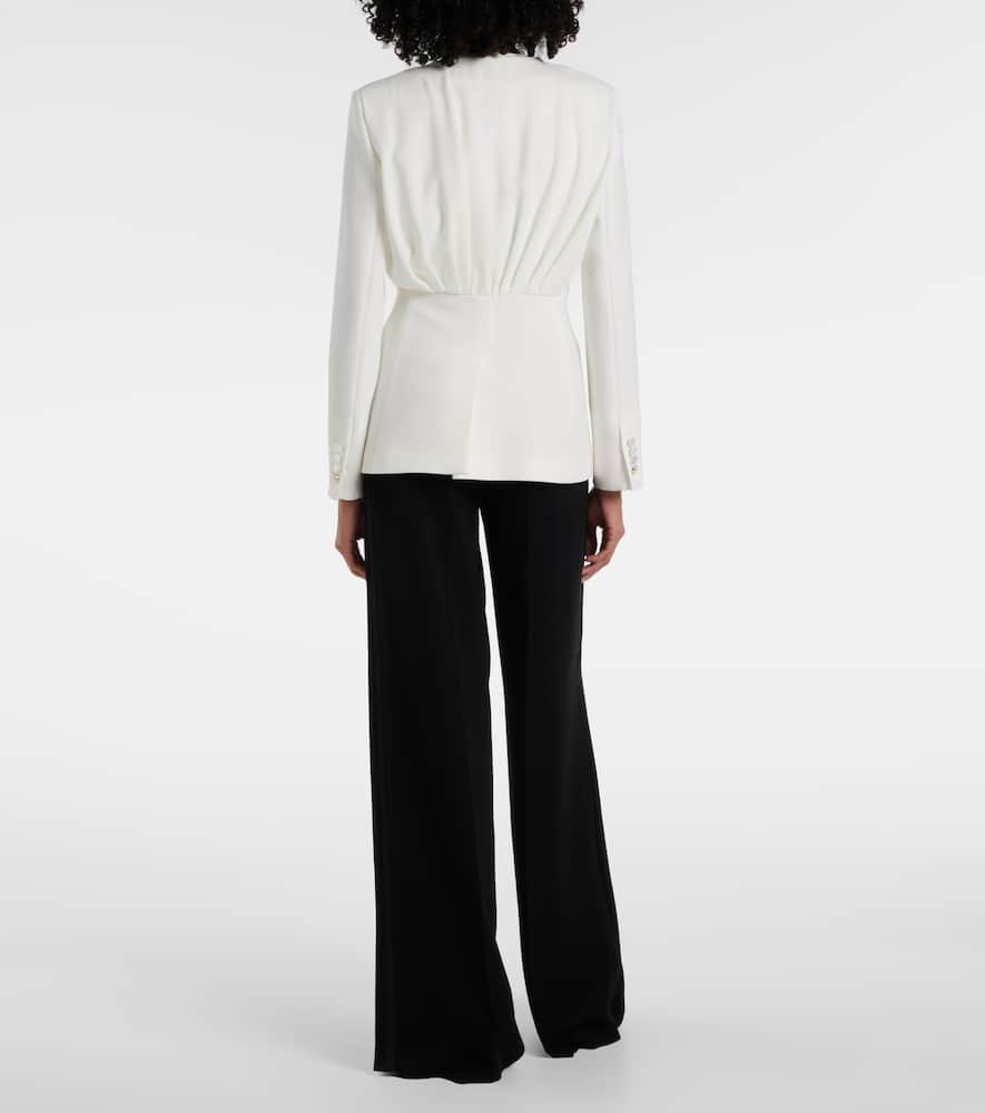 Gradi draped crêpe jacket