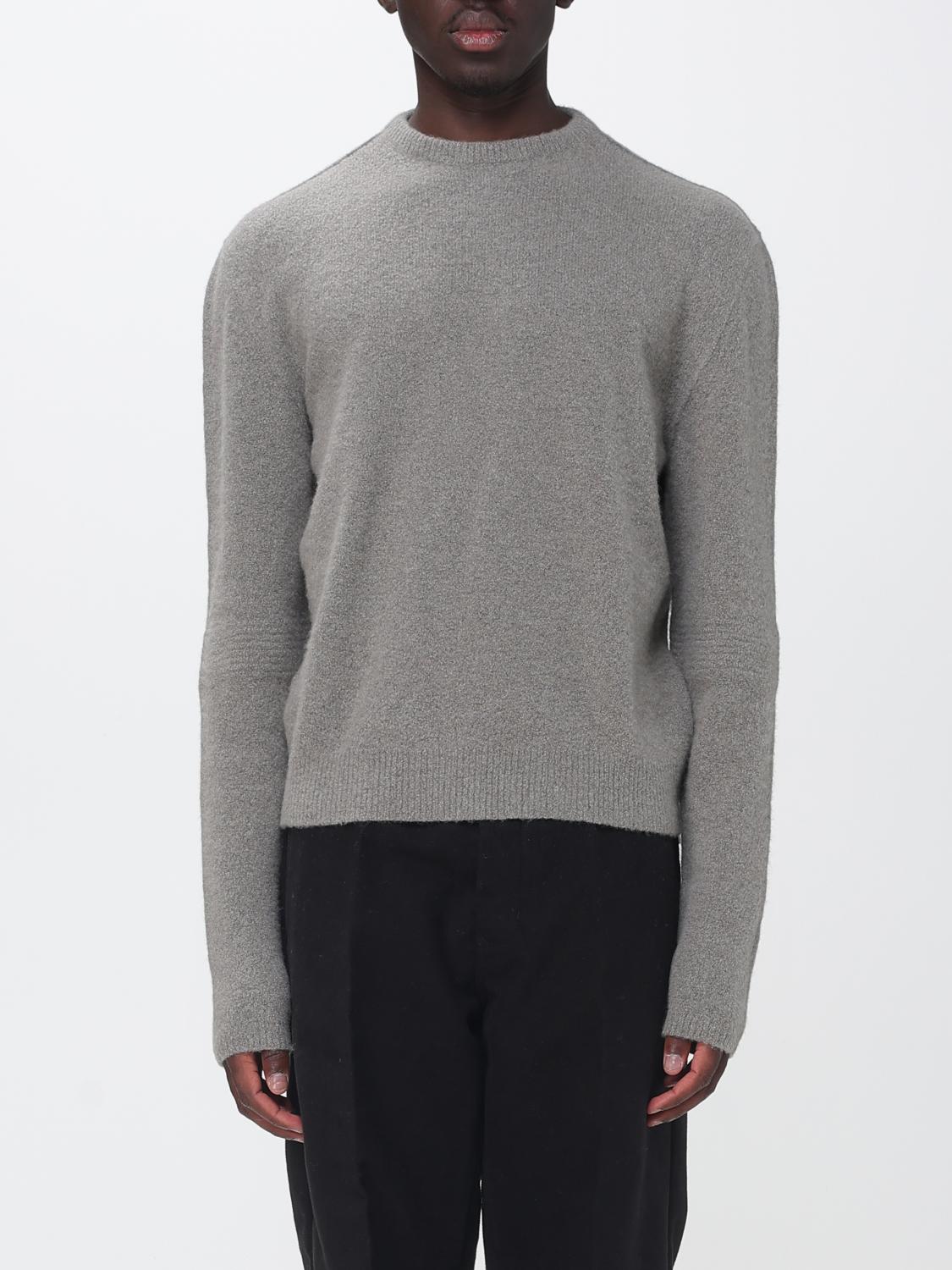 Crewneck Cashmere Blend Jumper with Ribbed Edges