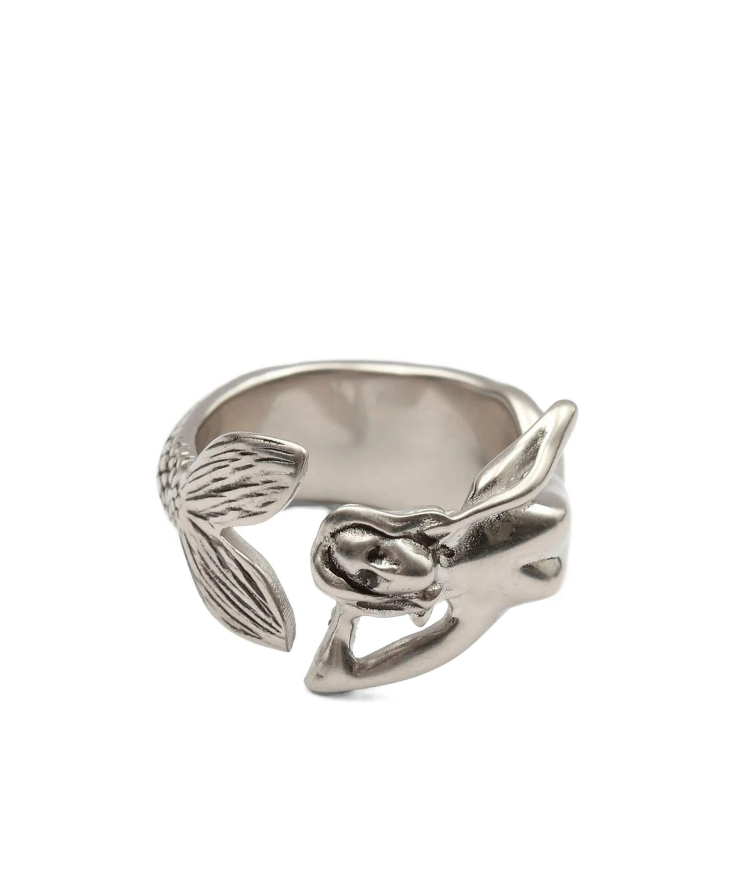 Mermaid-textured ring