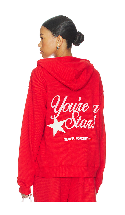 The Mayfair Group You're A Star Relaxed Hoodie in Red. S/M. Also in