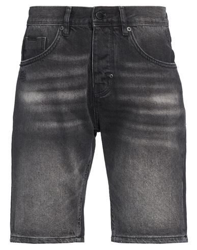 Man Denim shorts Black Size 31 Cotton