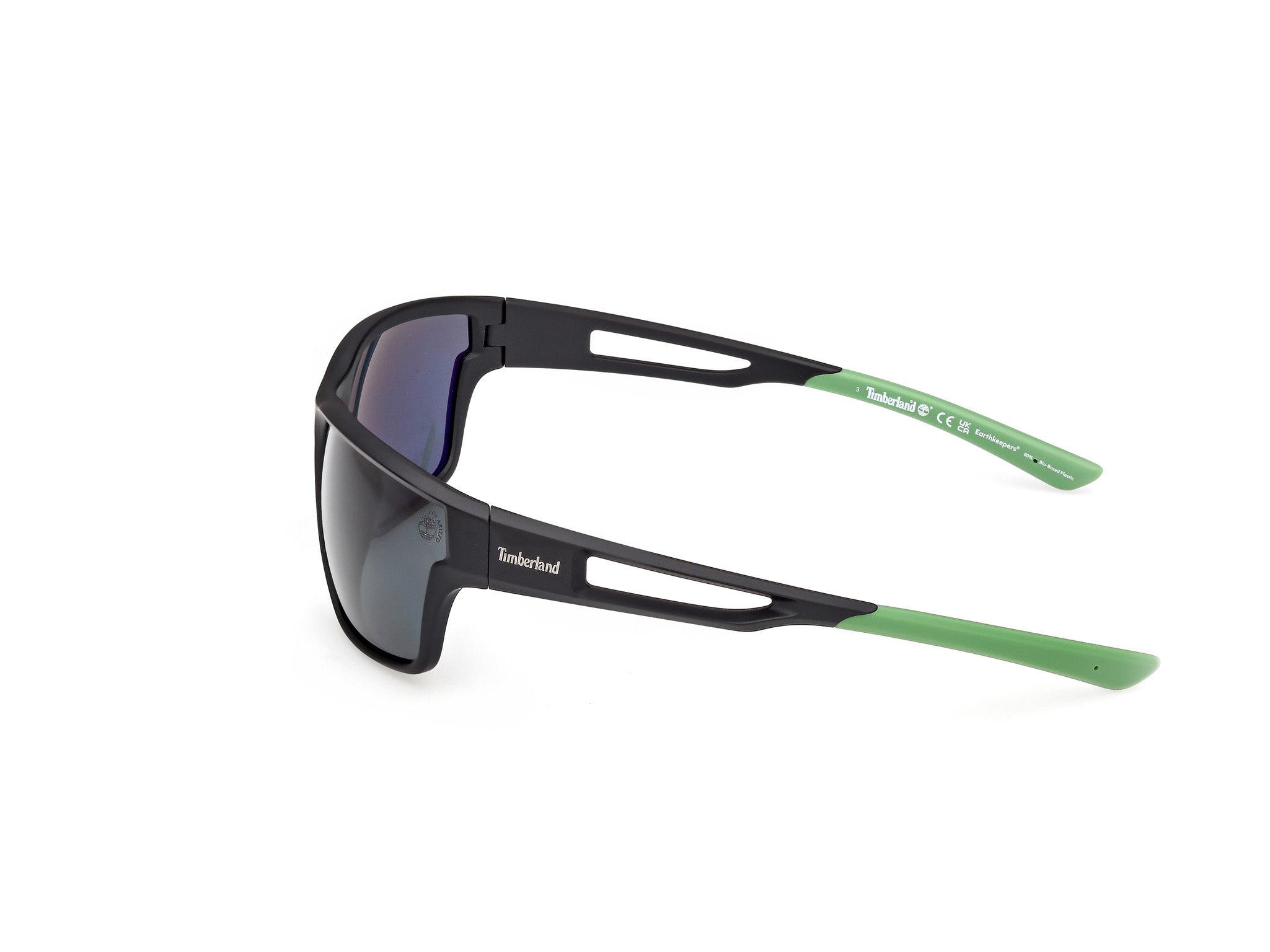 Timberland Man Timberland TB00001 02D Sunglasses Injected Black Smoke Squared Polarized