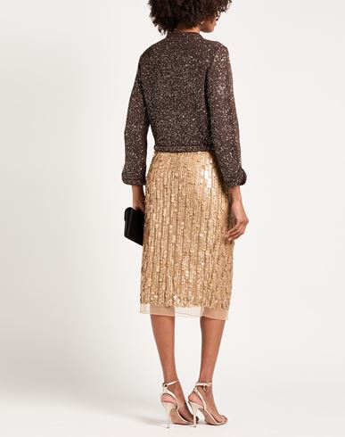 Woman Midi skirt Camel Size 8 Polyester