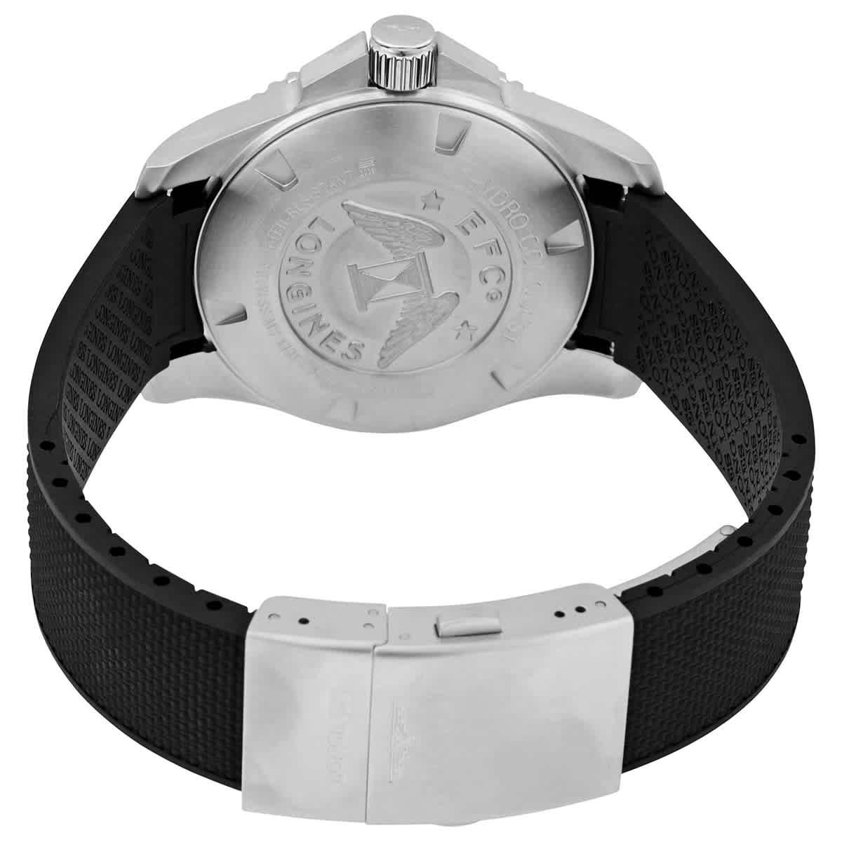 Conquest Black Dial Mens Watch L37824569