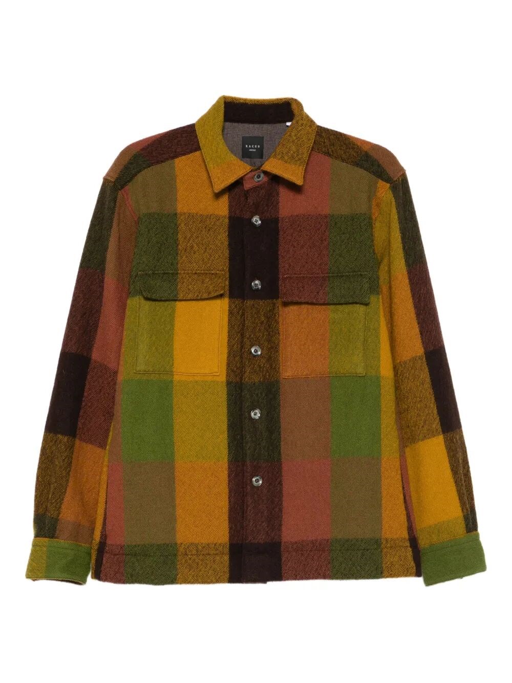 Wool Check Overshirt