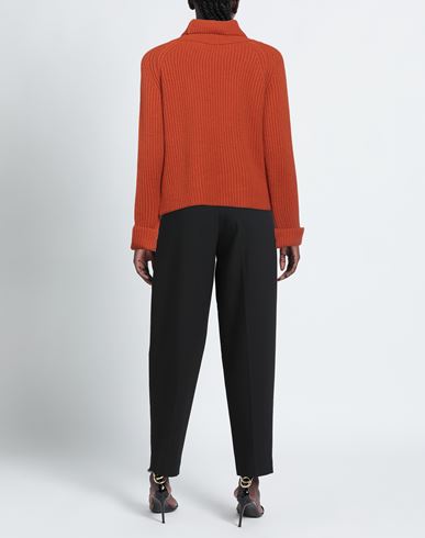 Alpha Studio Woman Turtleneck Rust Size 2 Wool, Cashmere