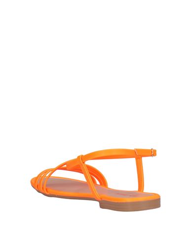Woman Sandals Orange Size 11 Textile fibers