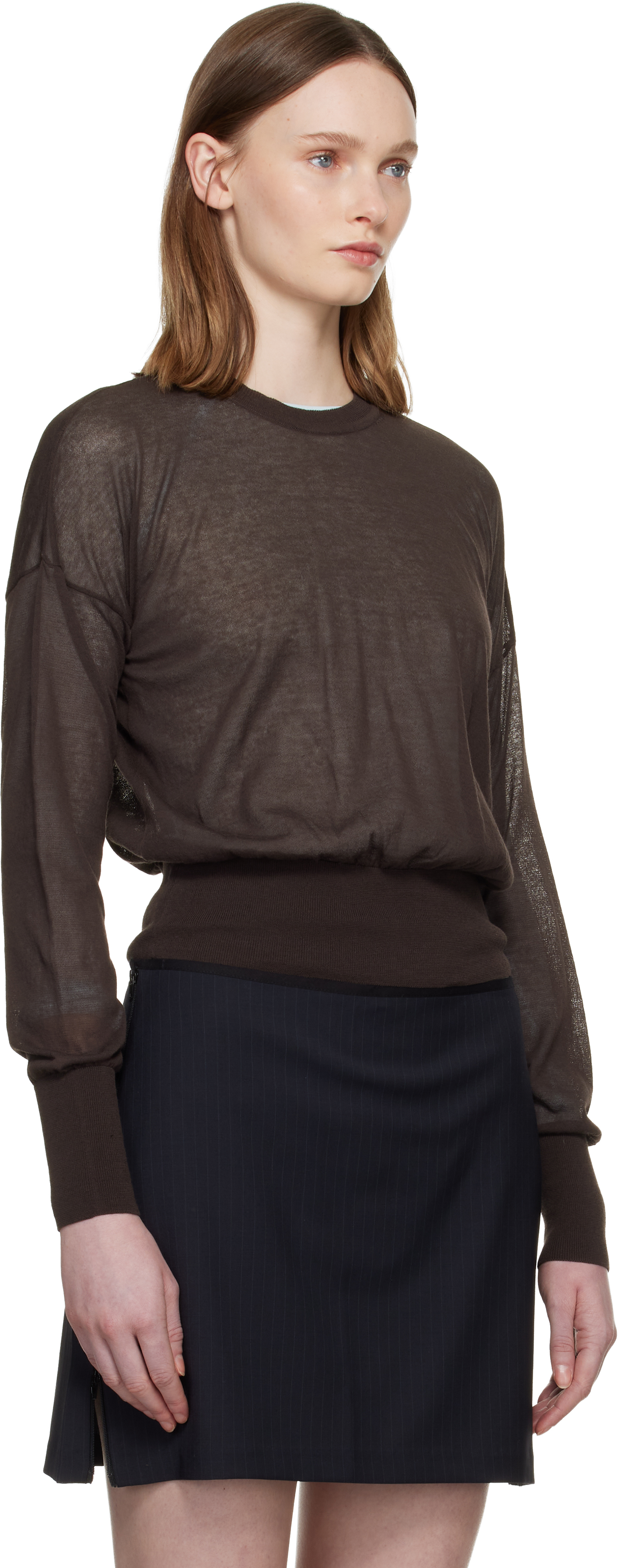 Brown Leds Sweater