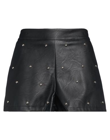 Odì Odì Woman Shorts & Bermuda Shorts Black Size M Polyurethane
