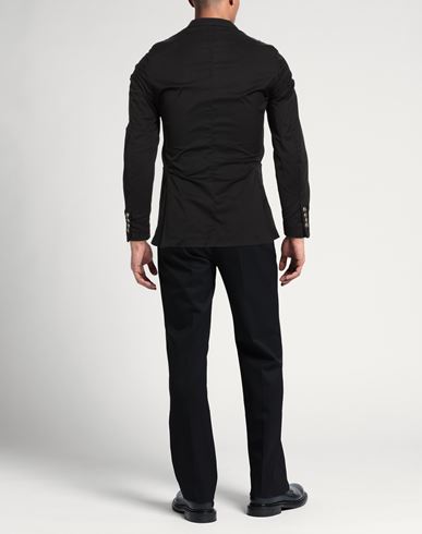 Man Blazer Black Size 36 Cotton, Polyamide, Elastane
