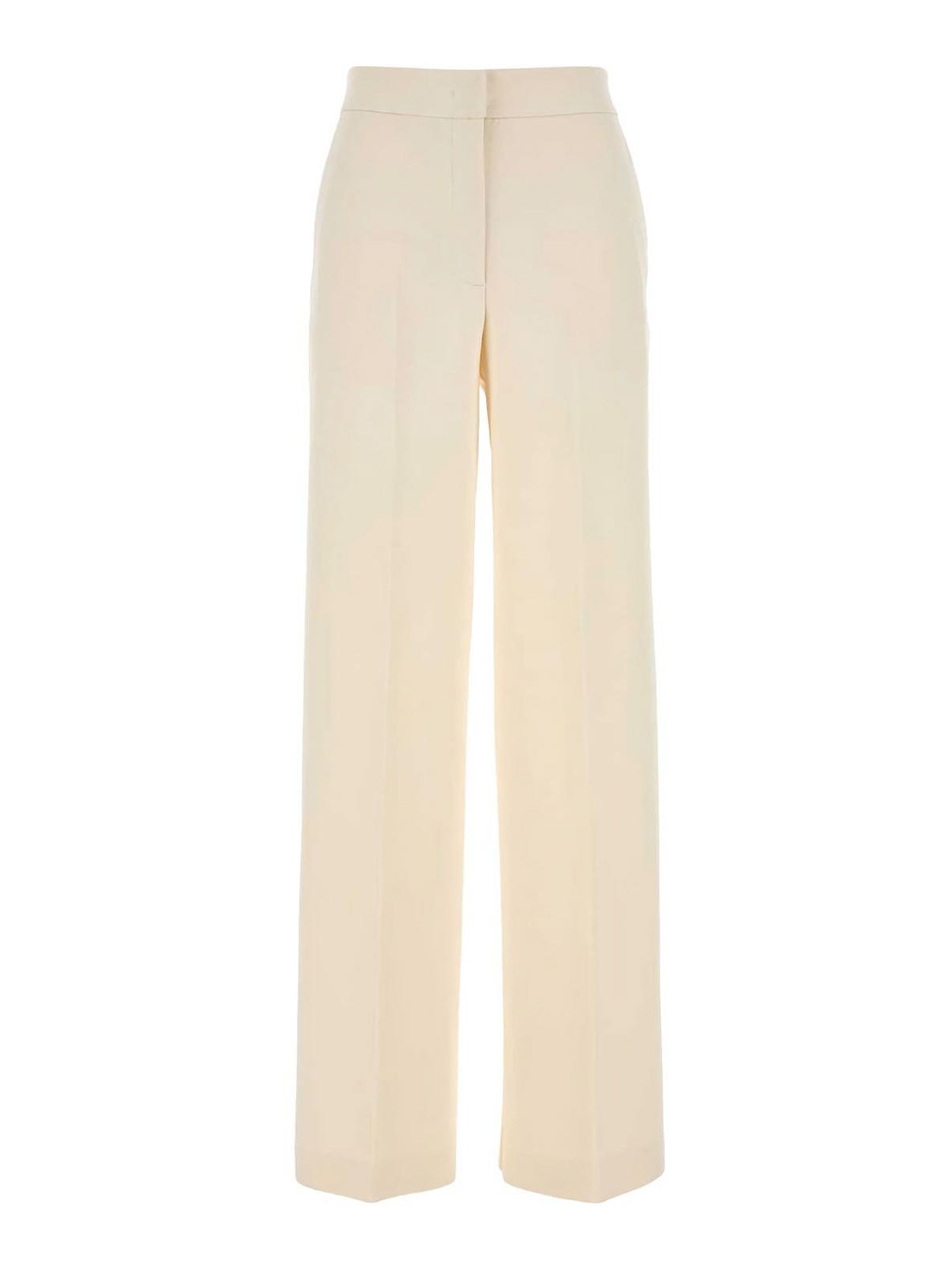 Max Mara - high waist wide leg silk blend trouser