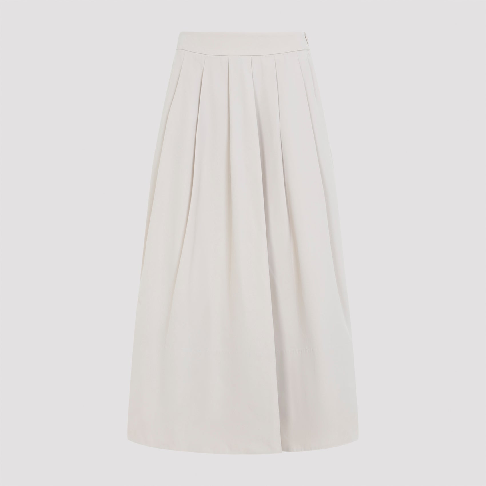 Midi Taffeta Skirt in Polyester