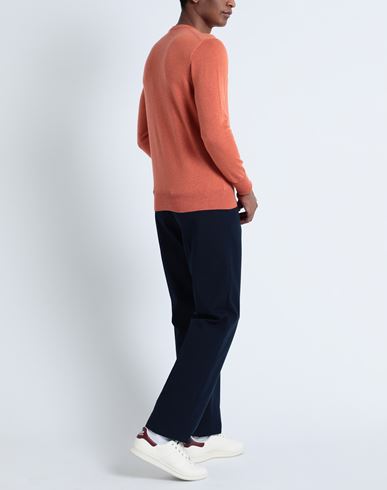 Man Sweater Orange Size 44 Cashmere